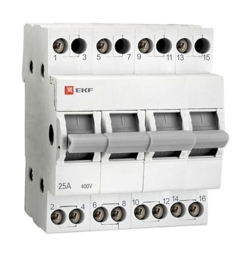 Трехпозиционный переключатель 4P 25А EKF Basic