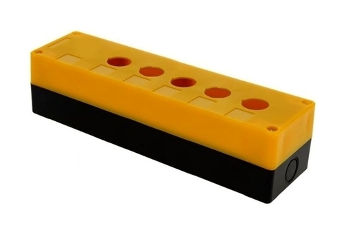 Корпус КП105 пластиковый 5 кнопок желтый EKF PROxima