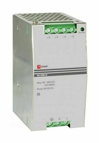 Блок питания 24В DR-120W-24 EKF PROxima