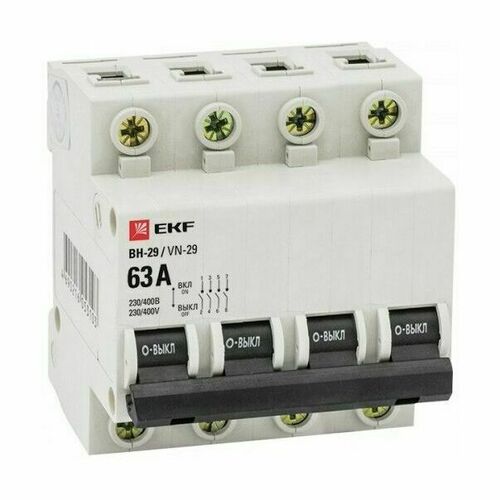 Выключатель нагрузки 4P 16А ВН-29 EKF Basic