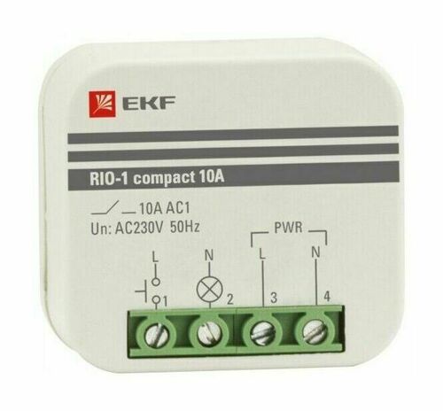 Импульсное реле RIO-1 compact 10А EKF PROxima