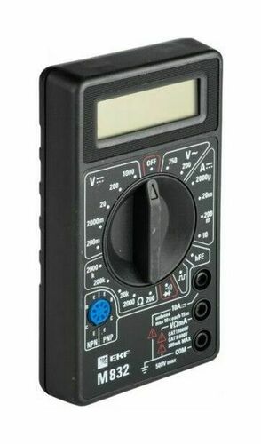 Мультиметр цифровой M832 EKF Master