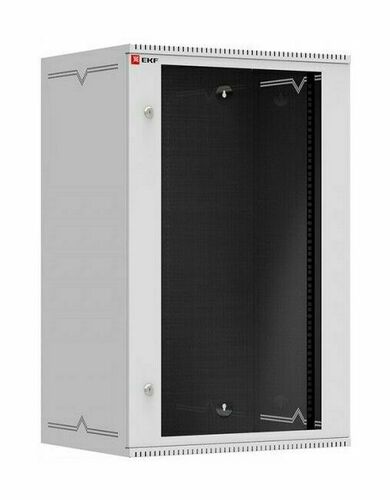 Шкаф телекоммуникационный настенный 18U (600х450) дверь стекло, Astra серия EKF PROxima