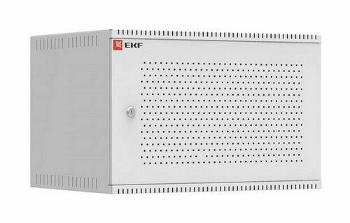 Шкаф телекоммуникационный настенный 6U (600х450) дверь перфорированная, Astra серия EKF PROxima