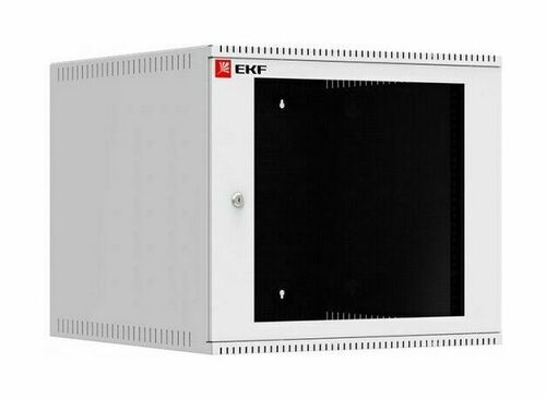 Шкаф телекоммуникационный настенный 9U (600х650) дверь стекло, Astra A серия EKF Basic