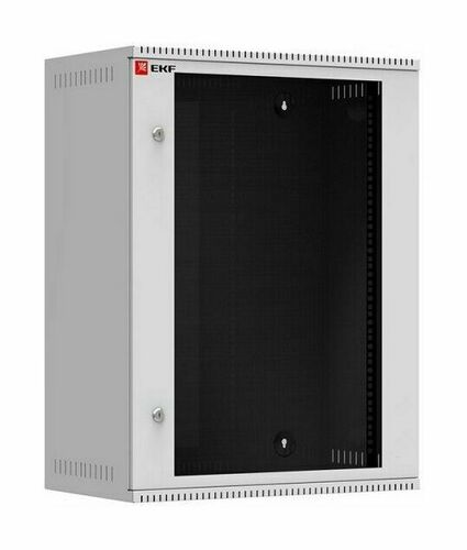 Шкаф телекоммуникационный настенный 15U (600х350) дверь стекло, Astra серия EKF PROxima
