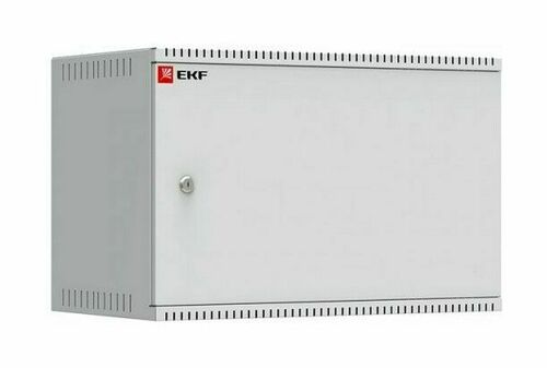 Шкаф телекоммуникационный настенный 6U (600х350) дверь металл, Astra серия EKF PROxima