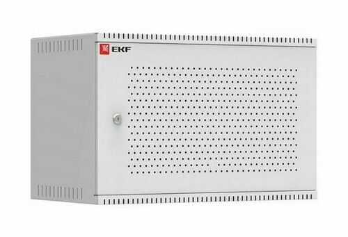 Шкаф телекоммуникационный настенный 6U (600х350) дверь перфорированная, Astra серия EKF PROxima