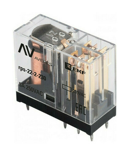 РП slim 22/2 5A 230В AC EKF AVERES