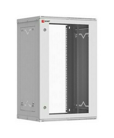 Шкаф телекоммуникационный настенный 18U (600х550) стекло, Astra серия EKF PROxima