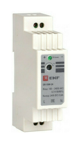 Блок питания 24В DR-15W-24 EKF PROxima