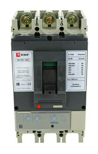 Выключатель автоматический ВА-99C (Compact NS) 400/250А 3P 45кА EKF PROxima