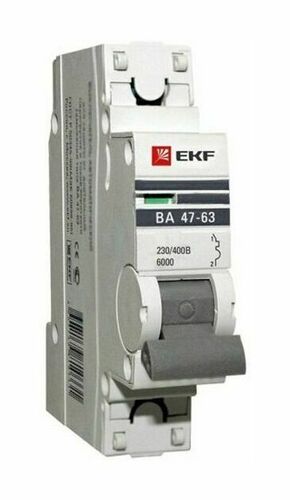 Автоматический выключатель 1P 20А (C) 6кА ВА 47-63 EKF PROxima