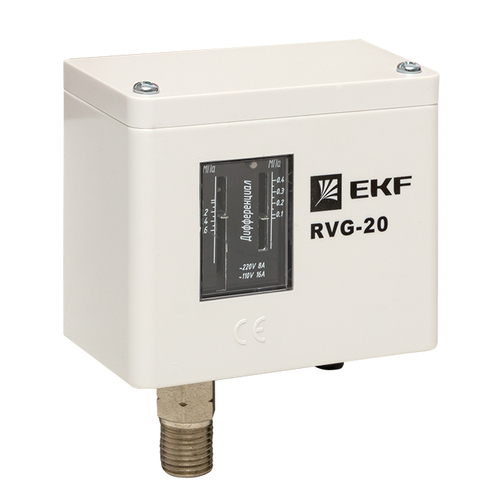 Реле избыточного давления EKF RVG-20-0,6 (0,6 МПа)