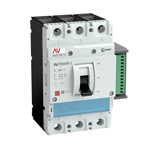 Автоматический выключатель AV POWER-2/3 250А 100kA ETU2.2 EKF AVERES