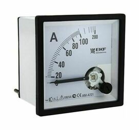 Амперметр щитовой EKF PROxima 50А AC, аналоговый, кл.т. 1,5, am-a721-50