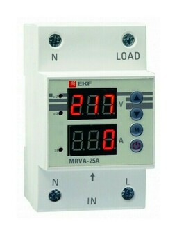 Реле напряжения и тока с дисплеем MRVA 50A EKF PROxima