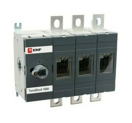 Рубильник 200A 3P без рукоятки управления TwinBlock EKF PROxima