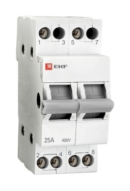 Трехпозиционный переключатель 2P 25А EKF Basic