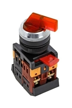 Переключатель ANLC-22 2P красный с подсветкой 380В NO+NC EKF PROxima