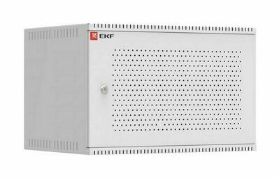 Шкаф телекоммуникационный настенный 6U (600х450) дверь перфорированная, Astra серия EKF PROxima