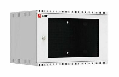 Шкаф телекоммуникационный настенный 6U (600х450) дверь стекло, Astra серия EKF PROxima