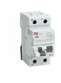 Дифференциальный автомат DVA-6 1P+N 20А (C) 100мА (AC) 6кА EKF AVERES