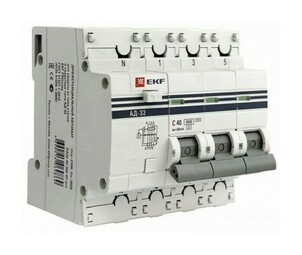 Дифференциальный автомат АД-32 3P+N 16А/10мА (тип А) EKF PROxima