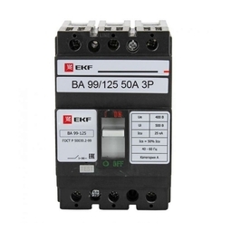 Выключатель автоматический ВА-99 125/ 50А 3P 25кА EKF PROxima