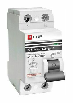 Устройство Защитного Отключения ВД-100 4P 40А/ 30мА (эл-мех, тип А) EKF PROxima
