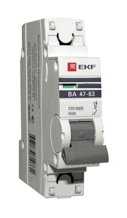 Автоматический выключатель 1P 50А (C) 4,5kA ВА 47-63 EKF PROxima