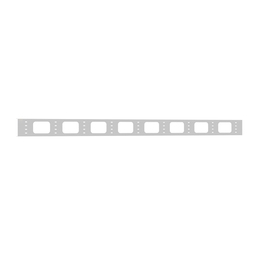Органайзер кабельный вертикальный для стойки внешний с окнами, ширина 95мм 33U серия EKF PROxima