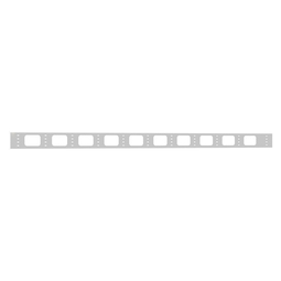 Органайзер кабельный вертикальный для стойки внешний с окнами 42U серия EKF PROxima
